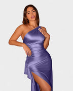 Amara | One-Shoulder Draped Maxi Dress