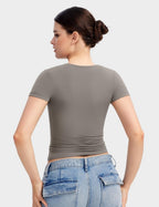 Aria | Second-Skin V-Neck Top
