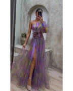 BEATRICE | ONE-SHOULDER LONG SLEEVE DRESS