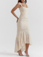 Celia | Corset Maxi Dress