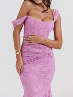 Celia | Corset Maxi Dress