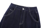 Clara™ | High-waisted jeans with sleeves & straight cut – refined silhouette