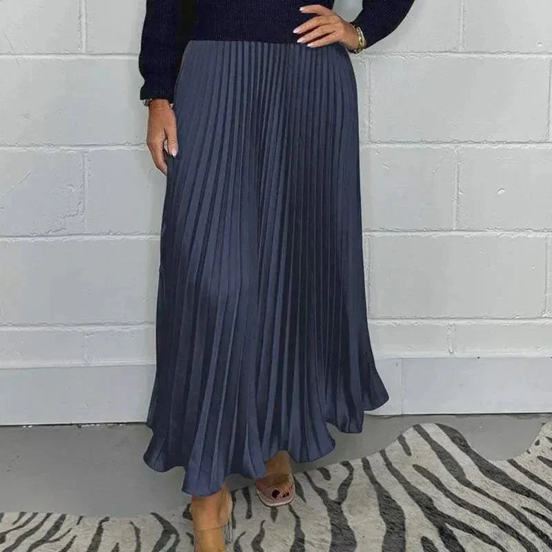 Claudia | Jersey Top and Pleated Skirt