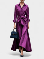 Elena | Cotton Twill Shirt Dress