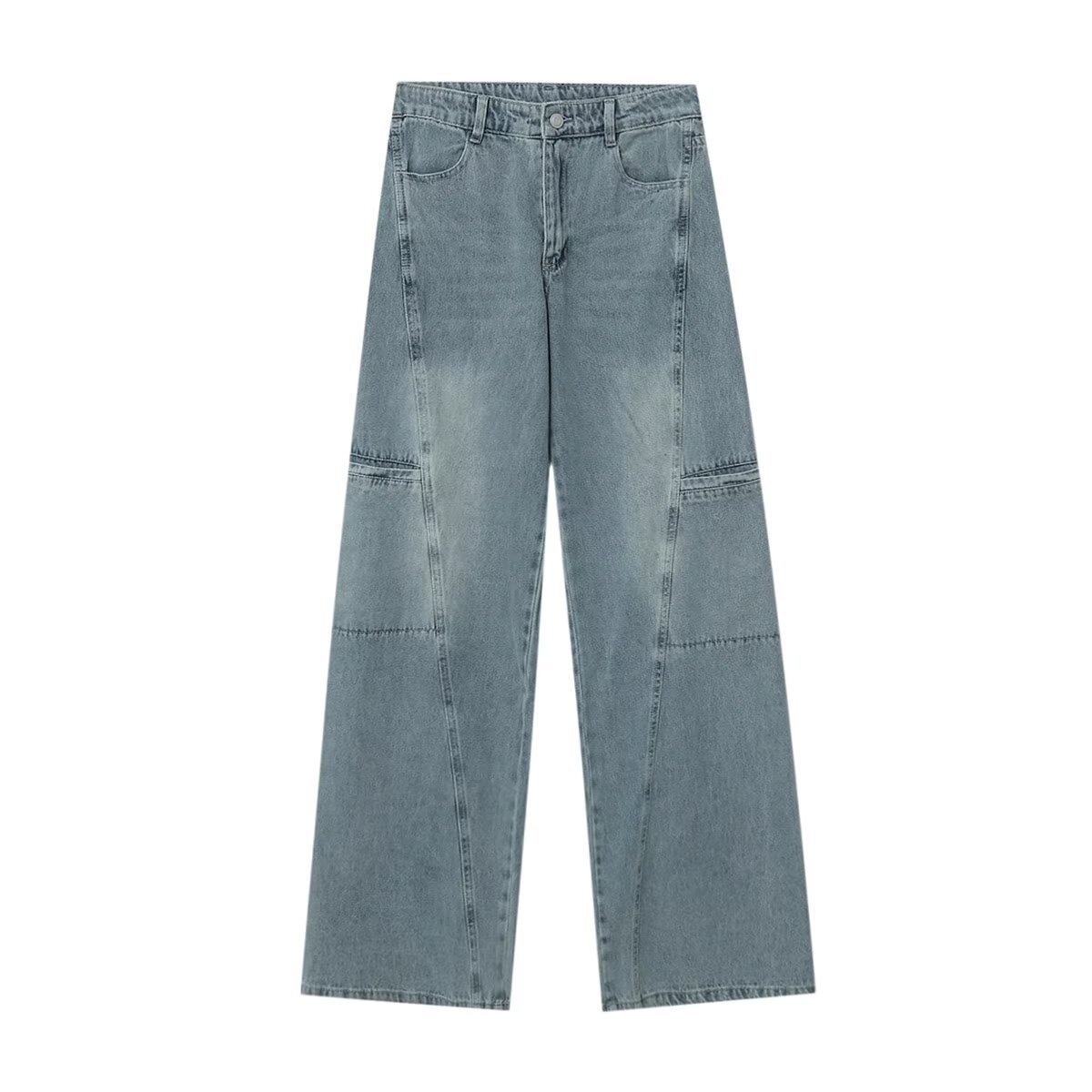 Léo™ | Mid-rise jeans, elegant wide cut