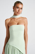 Maliyah | Dropped Waist Chiffon Maxi Dress
