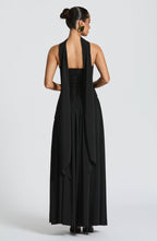 Maliyah | Dropped Waist Chiffon Maxi Dress