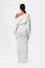Mila | Off-Shoulder Knit Sweater Dress