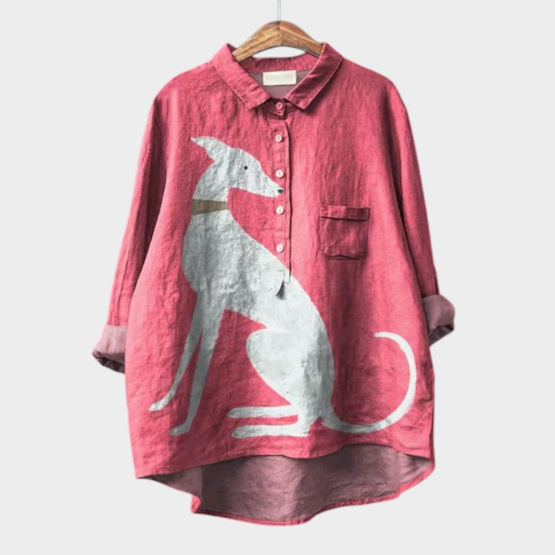 Audrey | Artistic Button-Up Shirt