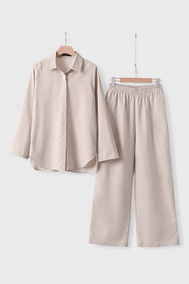 Skye | Button Detail Two-Piece Set