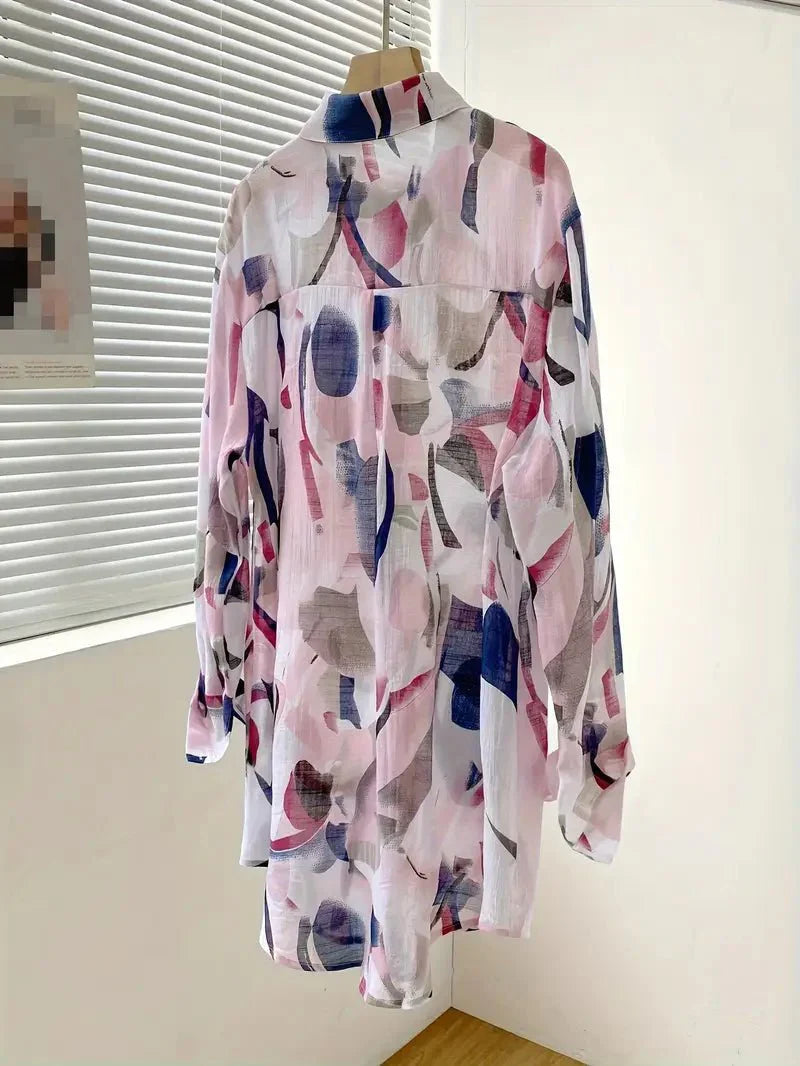 VICKY | STYLISH PRINTED BLOUSE